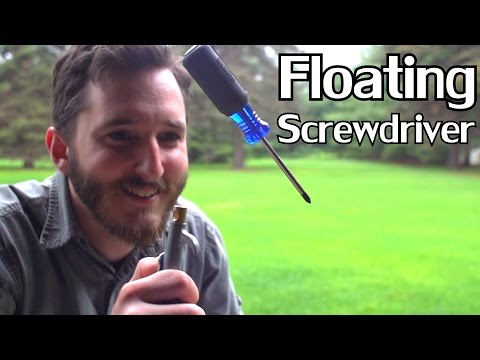 Levitate a Screwdriver with Compressed Air! Video
