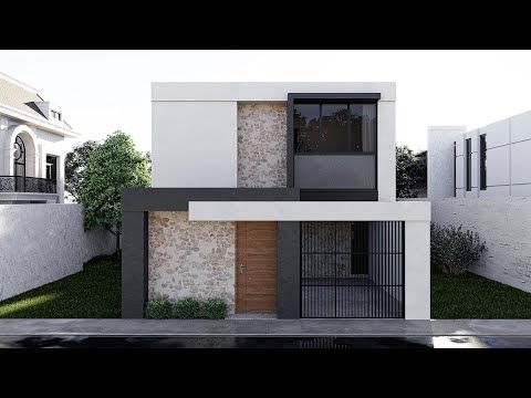 Modern House Design 7x15 Meters | Casa de 7x15 metros