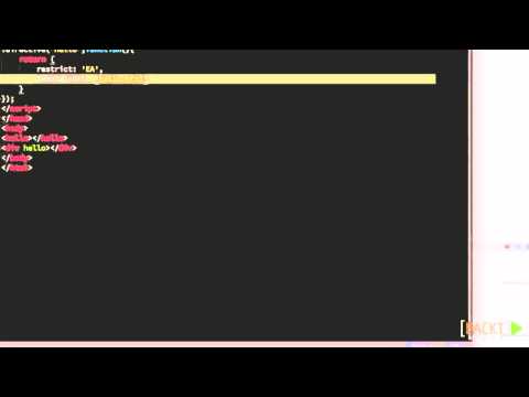 Learning AngularJS Tutorial Directives Basics | packtpub com