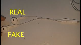 Apple earpods real vs fake. How to spot counterfeit Apple IPhone, Ipad ear buds and headphones