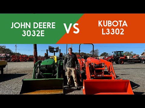 Kubota L3302 vs John Deere 3032E