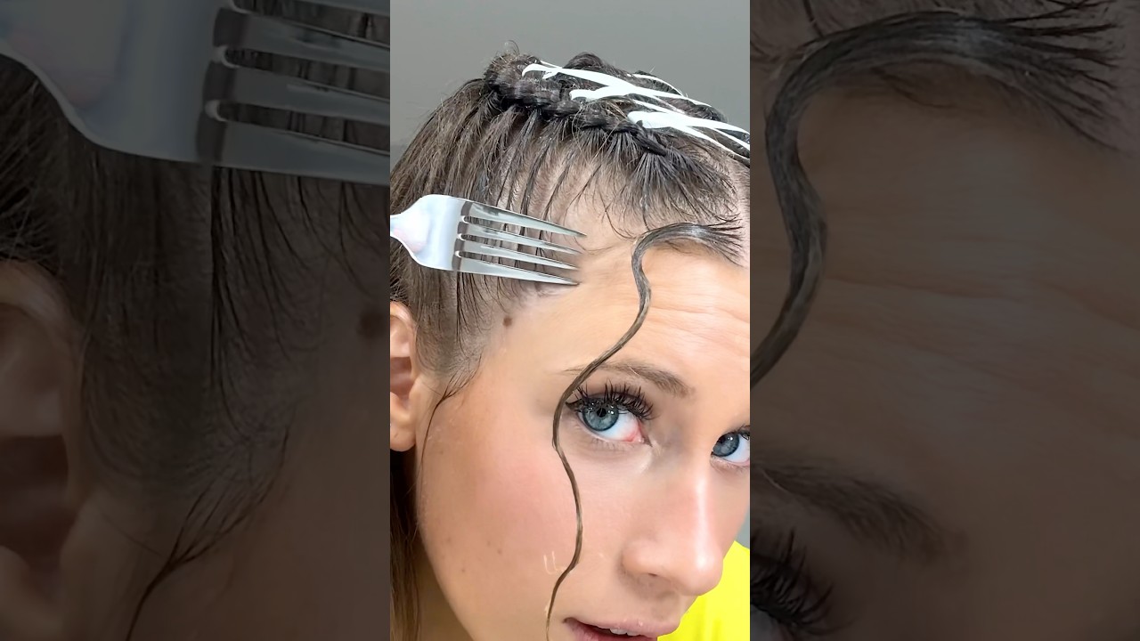 Probably Shouldn’t Have Used A Fork 😳 (Comment Your Favorite Hairstyle lol)