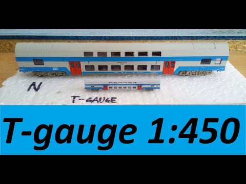Továrna a dvoupatráčky "Bmto" na T-gauge / Factory and double decker wagons "Bmto" for T-gauge
