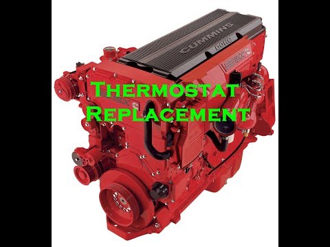 Replacing a Thermostat in a Cummins ISX