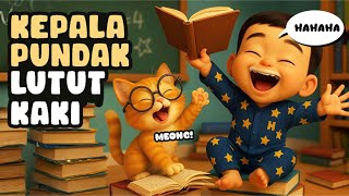 Download lagu Kepala Pundak Lutut Kaki Versi Anak Pintar | Lagu Anak Edukatif & Lucu 🎶 mp3
