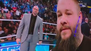 Roman Reigns habla con Jimmy Uso en Backstage - WWE SmackDown Español Latino_ 13_10_2023