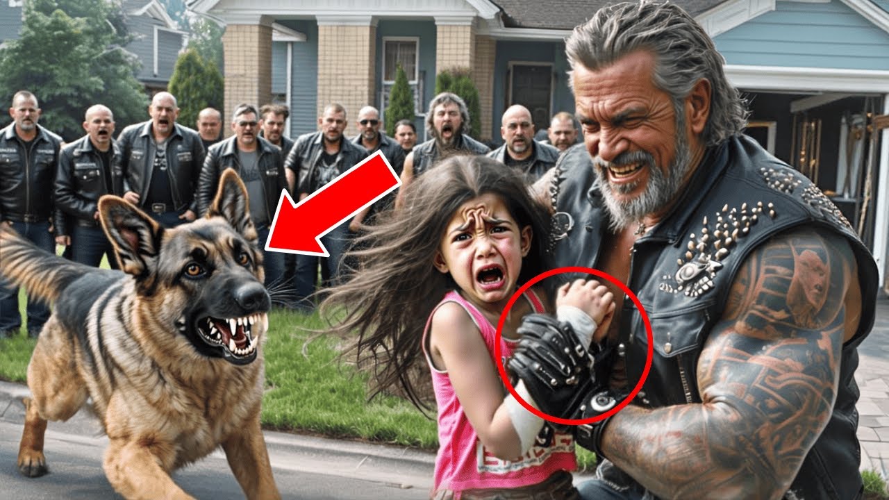 Bikers Broke A Little Girl’s Arm, Not Knowing Her Dog Was A K9 Service Dog!