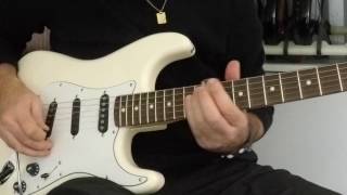 Lady of the Lake - Rainbow guitar cover and backing track