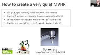 How to Create a Quiet MVHR System - Solarcrest