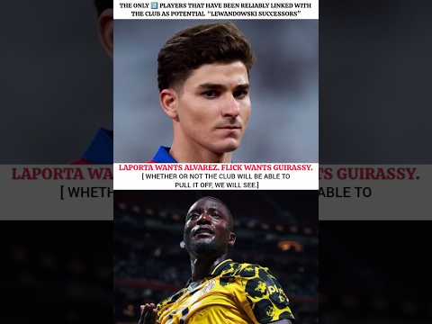 I trust Flick a lot more than Laporta 🤷💯 #football #barcelona#álvarez #guirassy #viral #shorts #edit