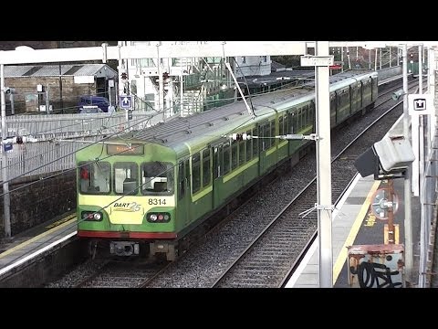 IE 8300 + 8510 Class Dart Trains - Blackrock Station, Dublin