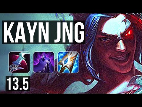 KAYN vs NIDALEE (JNG) | 15/1/13, Legendary, 500+ games | KR Master | 13.5