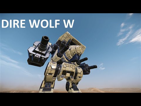 Giga Shotgun. Direwolf Ultraviolet. MechWarrior Online (MWO).