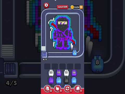 Pixel Flow Level 537 Walkthrough