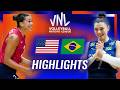 USA Vs Brazil Highlights Week 3 Women S VNL 2026