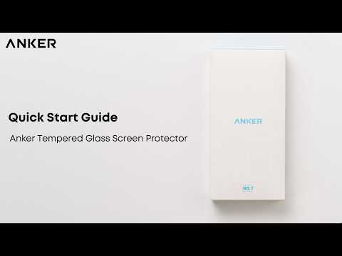 Anker Nano Easy Install Screen Protector Kit (ShieldX Glass, HD, 2-Pack)
