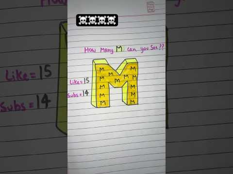 Find all M 😱#funny #shorts #youtubeshorts #shortsfeed #english #viral #fyp #love #trending #new #fun