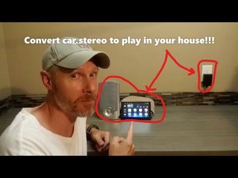 How to convert car radio in to home stereo player!