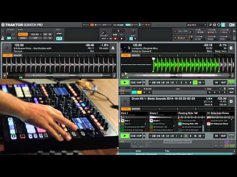 Creative Uses of the Remix Decks in a Real Dj Set.