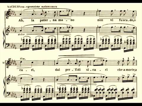 Enrico Caruso   Ah, la paterna mano from Verdi's Macbeth 1916