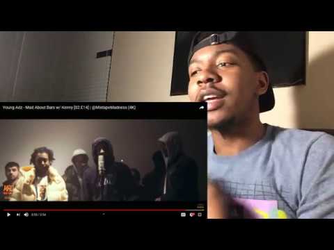 AMERICAN REACTS TO Young Adz - Mad About Bars w/ Kenny [S2.E14] | @MixtapeMadness (4K)