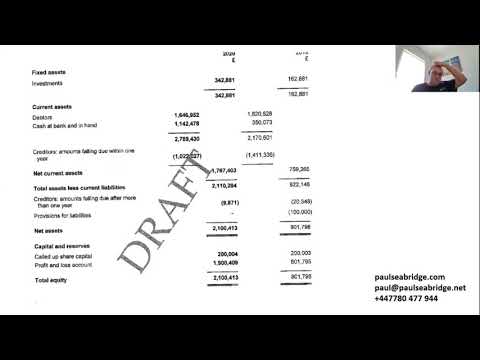How to read a P&L & Balance Sheet