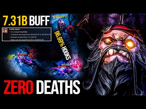 7.31b - Zero Deaths!!! Impressive 96.69% Hooks by Pudge Pos5 | Pudge Official