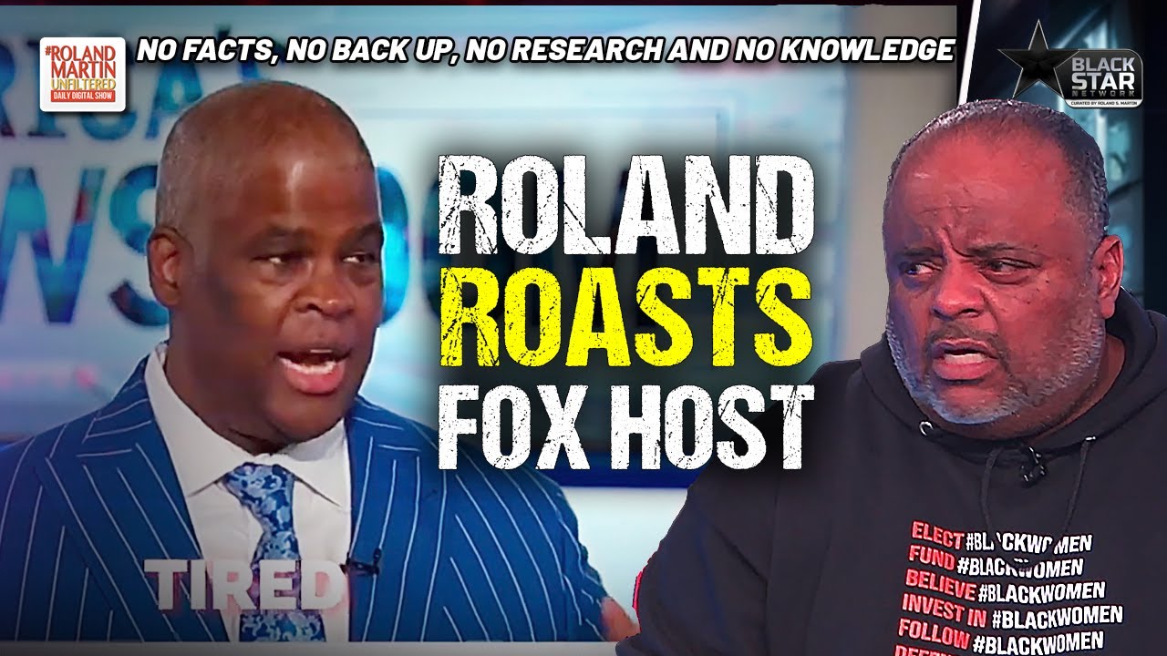 Roland ROASTS Fox News host for ripping VP Harris' Black male plan