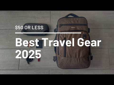 Best Minimalist Travel Gear ($50 or Less) for 2025!