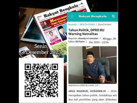 Top News Koran RB, Senin, 4 Desember 2023