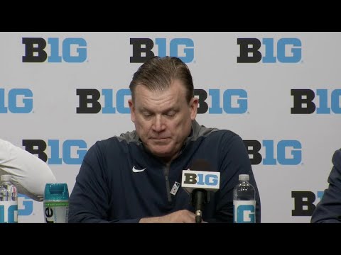 WATCH Illinois basketball's postgame press conference after losing to Indiana at the Big Ten tournam