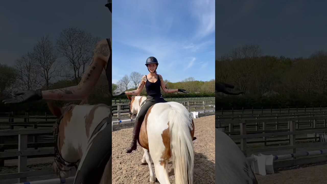 Pro bareback rider here💪🏽 #horse #horses #horseriding #horsegirl #horsefan #pony #equestrian