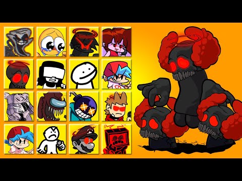 Expurgation but every Opponent's Turn is a Different Cover And Sings It - Friday Night Funkin'