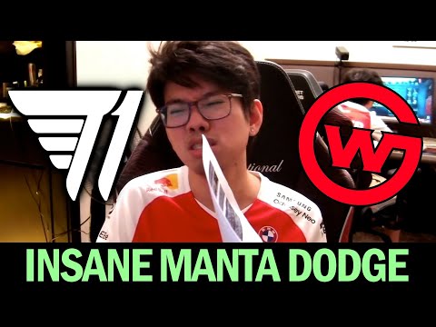 T1 vs Wildcard - Crazy Manta Dodge! The International 2022