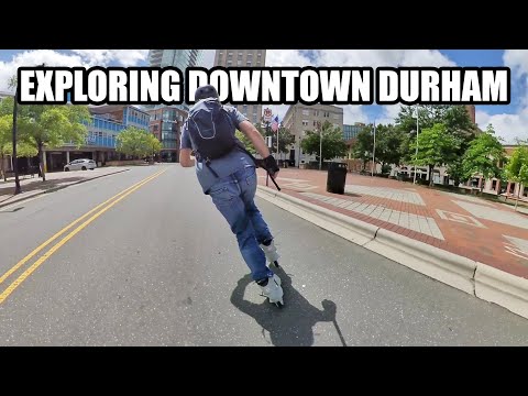 Exploring Downtown Durham on Inline Skates // USD Aeon 72