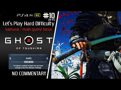 Ghost of Tsushima [4K] Let's Play Hard Difficulty #10 [No Commentary Playthrough]