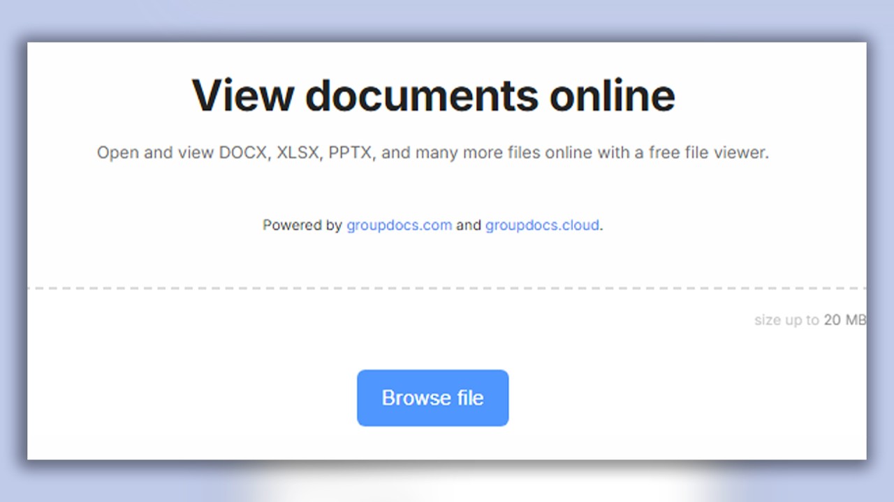 How to View ANY Documents/Files Online for FREE