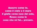 **TESTO** Modà - Come un pittore 