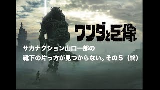 - 靴下の片っ方が見つからない。その5。(終)【ワンダと巨像】