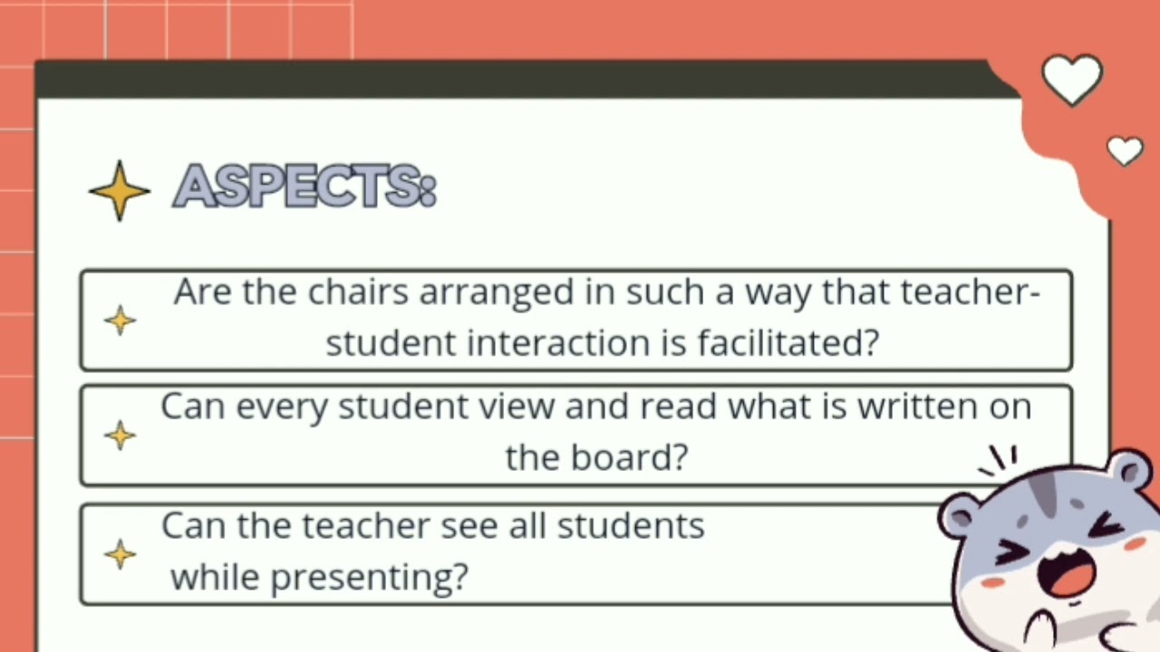 MODULE 24: THE PHYSICAL LEARNING ENVIRONMENT