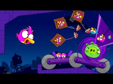 Angry Birds Collection Hacked 4 - RESCUE BIRDS THAT SUCKED INTO BLACK HOLE PIGS!