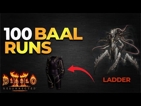 100 Quest Bugged BAAL Runs D2R Ladder