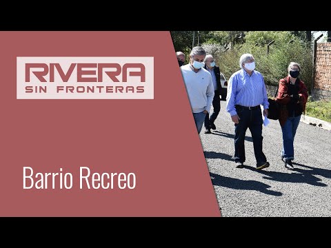 La IDR entrega obras de urbanización en barrio Recreo