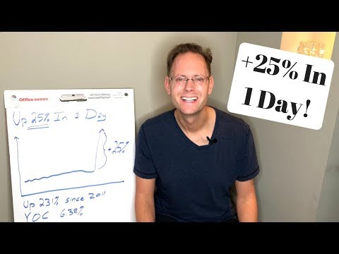 My Dividend Stock Is Up 25% In 1 Day (and I Can't Stand It) Video