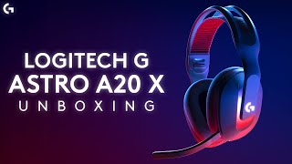 Logitech G Astro A20 X Auspacken und Einrichten