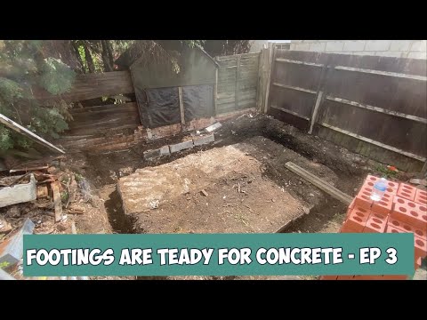 Trenches ready for concrete - Ep 3
