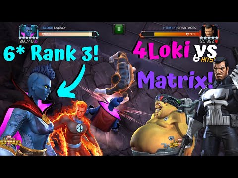 6* R3 Sorcerer Supreme In War! 4Loki vs Matrix! Season 20 War #10! - Marvel Contest of Champions