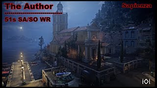 HITMAN 3 - The Author - 51s SA/SO WR