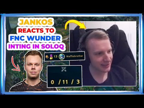Jankos Reacts to FNC WUNDER INTING in Korean SoloQ 👀