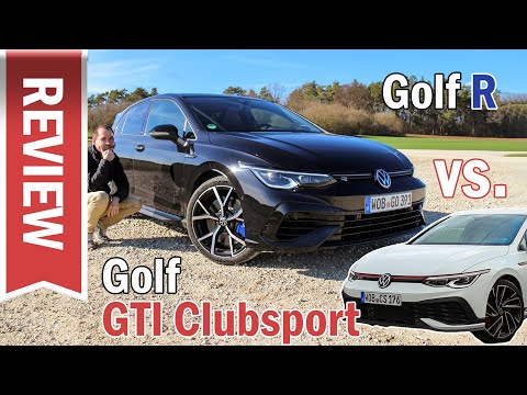 Golf R vs. GTI Clubsport 2021: Lohnen sich 8.000€ mehr? Test, Vergleich &  Unterschiede